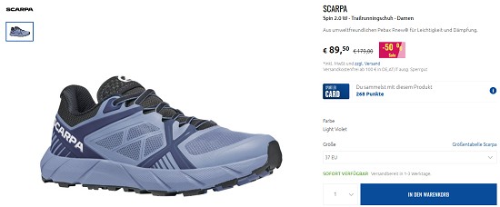 Scarpa bei sportler - Rabatte von bis zu 60%