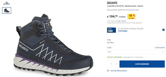 Bis zu 60 % Rabatt auf ausgewählte Outdoorschuhe bei sportler