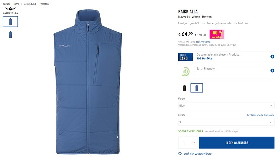 Westen im Sale bei sportler