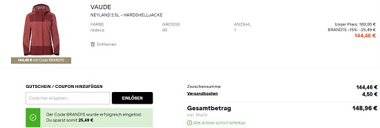 20% Rabatt on top auf sportliche Must-Haves bei sportscheck