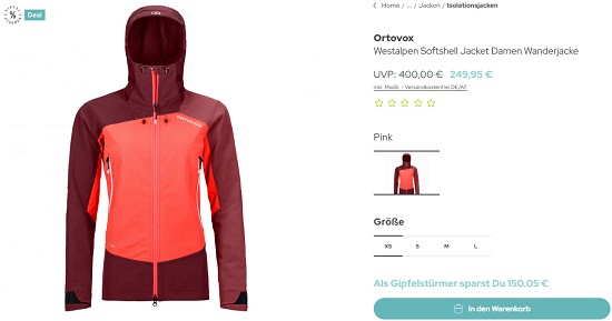 Gipfelstürmer- Woche bei sport-schuster - bis zu 45% auf Ortovox