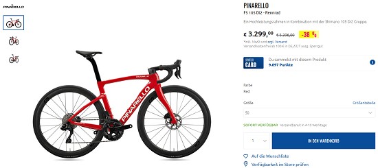 Fahrräder und Zubehör bis zu 40% günstiger bei sportler