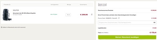 15% auf Wanderbekleidung bei snowleader