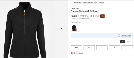 Spare bis zu 60% auf Salewa bei Bergzeit