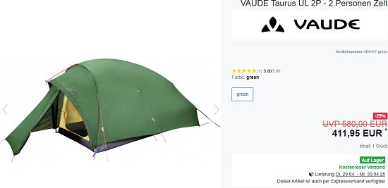 Outdoor & Camping Artikel im Sale bei verticalextreme - bis zu 50% sparen