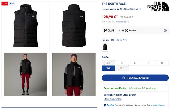 The North Face Sale bei intersport - bis zu 50% sparen