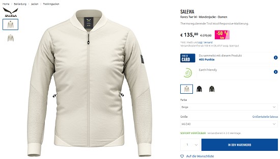 Ausgewählte Salewa-Deals bis zu 50% günstiger bei sportler