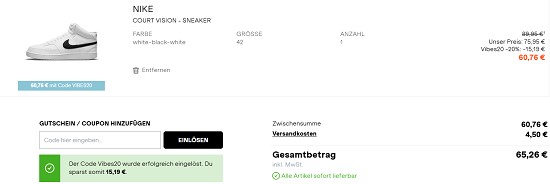 Summer Sale bei sportscheck - 20% extra auf ausgewählte Artikel