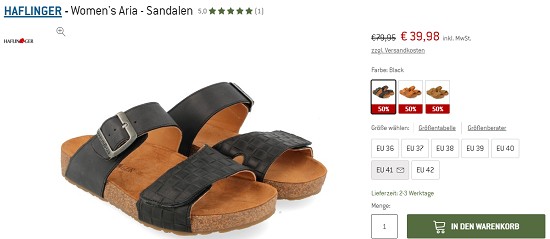 Bis zu 70% auf Sandalen bei bergfreunde sparen