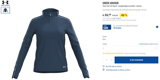 Bis zu 50% auf Running Bekleidung bei sportler