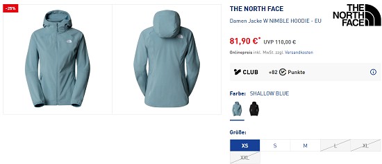 The North Face Sale bei intersport - bis zu 50% sparen