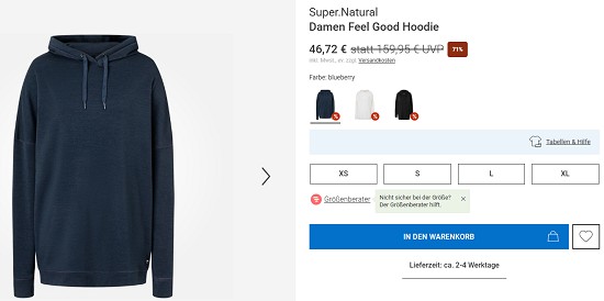 Größen Sale bei bergzeit - bis zu 50% sparen