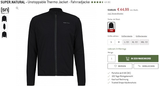 Bekleidungsdeals bei den bergfreunden- Rabatte von bis zu 80 %