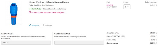 Marmot-Deals bis zu 58% günstiger bei sportokay
