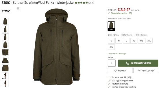 Jacken & Parkas bis zu 50% günstiger bei den bergfreunden