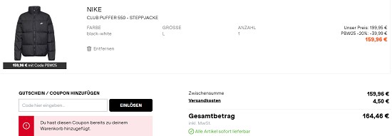 Pre Black Week-Deals bei sportscheck