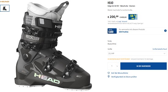 Winter Opening Weeks bei sportler - Ski- und Skischuhe bis zu 40% reduziert