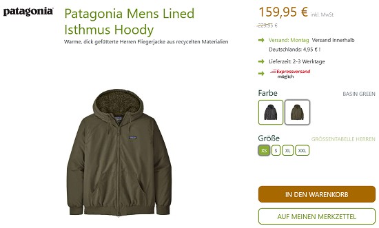 Outletshopping im unterwegs Onlineshop