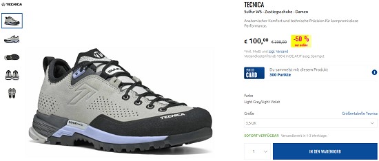 Bis zu 50% auf Kletterausrüstung beim Sportler