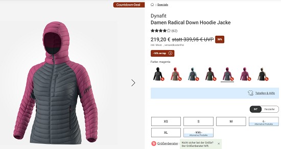 10% Extra-Rabatt auf Wintersaleartikel bei bergzeit - nur noch kurze Zeit