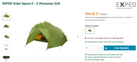 Bis zu 50% Rabatt bei outdoortrends