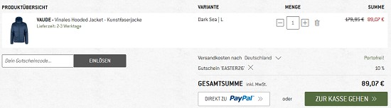 10% on top auf ausgewählte Osterdeals bei den bergfreunden