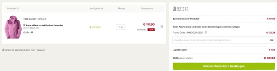 Bis zu 20% auf Wanderbekleidung bei snowleader