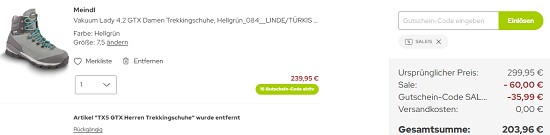 Gipfelstürmer Deals bei sport-schuster: 15% auf alles