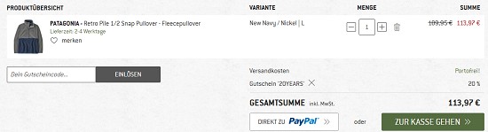 20% auf Highlights bei bergfreunde für angemeldete Nutzer