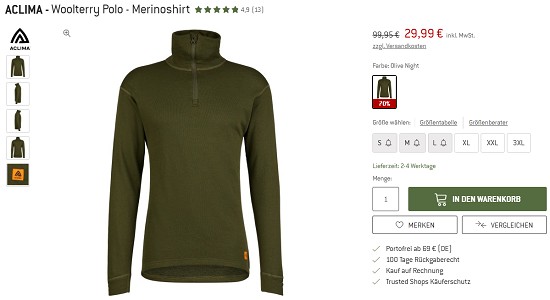 Schnäppchen sichern im Outlet von bergfreunde