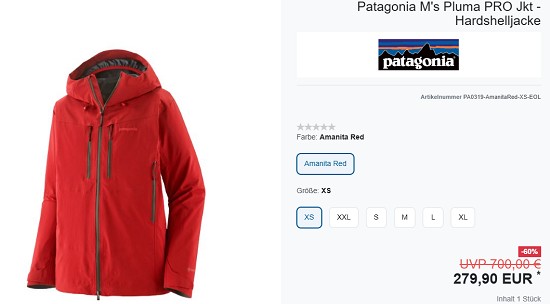 Funktionskleidung im Outlet von verticalextreme