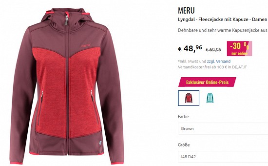 Meru bei sportler - starke Rabatte