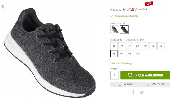 Kastinger - Merino - Sneaker 64,98€ - 50% weniger