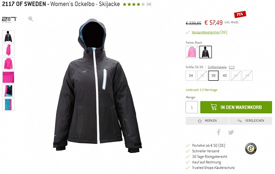 Letzte Rabattrunde bei den Bergfreunden