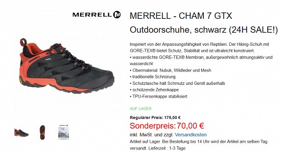 Blitz-Sale bei hive - Rabatte von bis zu 75% auf Rucksäcke, Schuhe etc. - nur heute