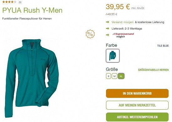 Pyua Rush Y-Men 39,95€ - 73% billiger
