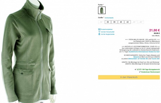 Icepeak Luckrece Damen Sweater 21,00€ - 70% günstiger