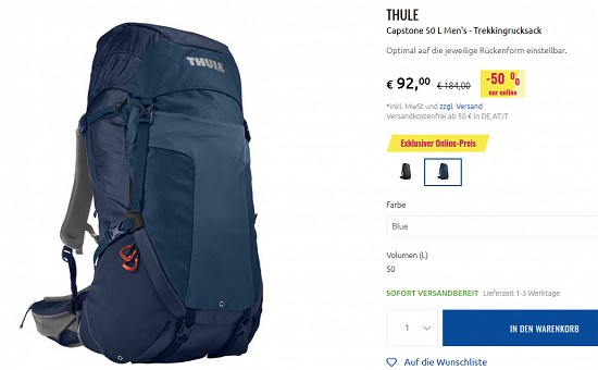 Angebote rund um´s Wandern bei sportler - Rabatte von bis zu 60%