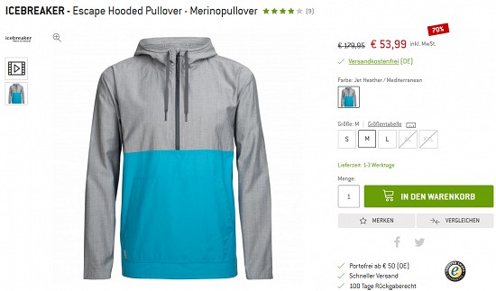 Marken-Deal bei bergfreunde - 15% Rabatt auf Top-Marken