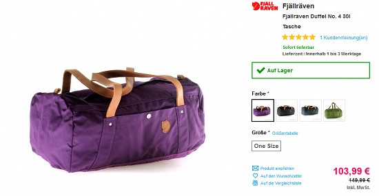 Taschen-Sale bei sportokay.com