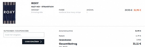 15% Rabatt auf Beachwear Topseller bei sportscheck