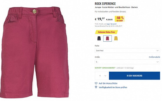 Angebote Klettersteig - Bekleidung und Schuhe reduziert bei sportler