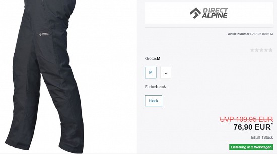 Direct Alpine Patrol 4.0 Men - Trekkinghose 76,90€ - 30% reduziert