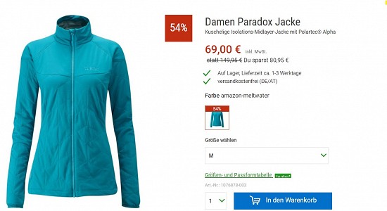 Bergzeit Outlet - Rabatte von bis zu 50%