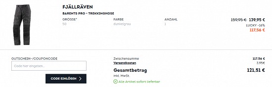 16 % MwSt. geschenkt auf reduzierte Textilien und Schuhe bei sportscheck