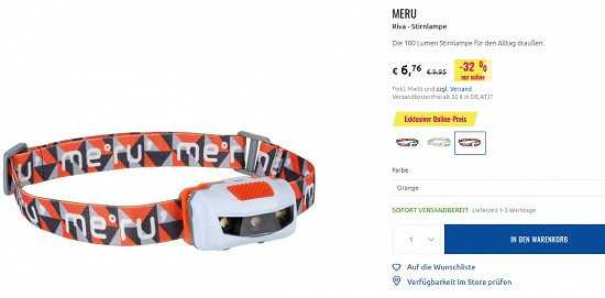 Camping-Special bei sportler - Rabatte von bis zu 49%