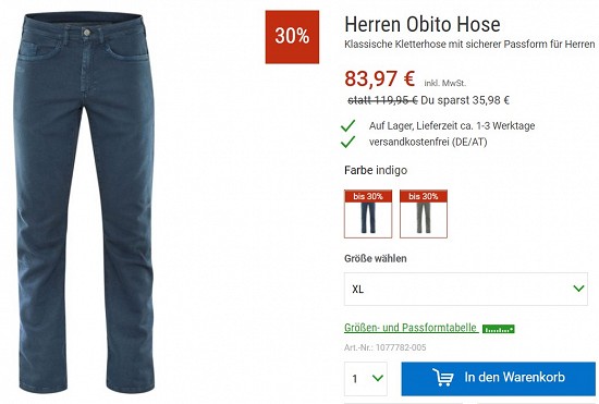 Red Chili Herren Obito Hose 83,97€ - 30% weniger