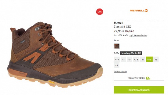 Schuh-Sale bei sport-schuster