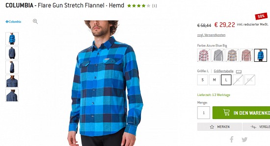 Hemden und Blusen im Sommersale von bergfreunde stark reduziert