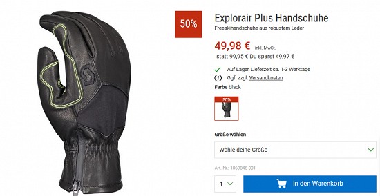 Wintersale bei bergzeit - Rabatte von bis zu 60 %